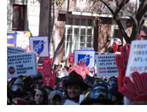 aft signs in crowd